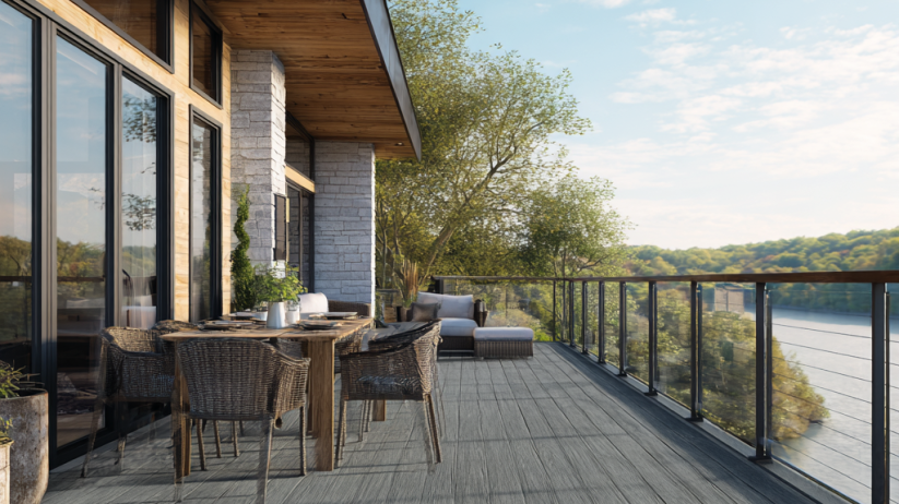 Duradek vinyl decking in Minnesota