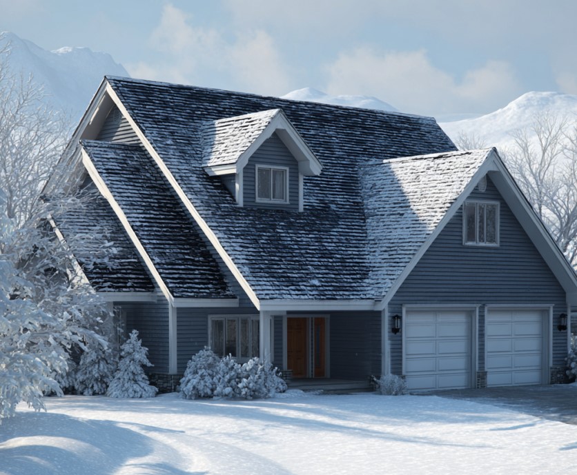 winter roofing project in Minnesota