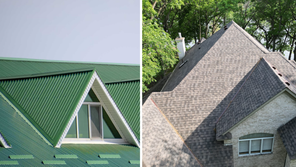 metal roofing vs asphalt shingles in Minnesota