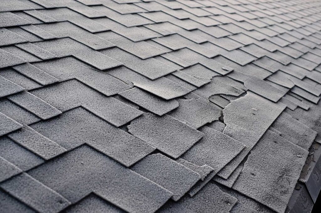 roof damage in White Bear Lake