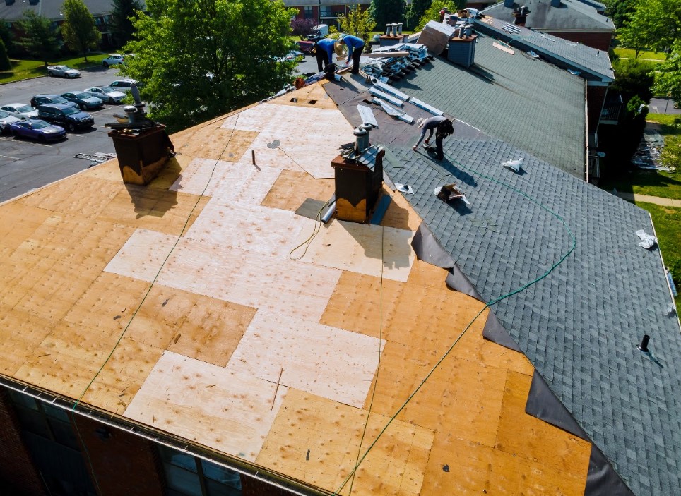 storm damage roof restoration in Minneapolis